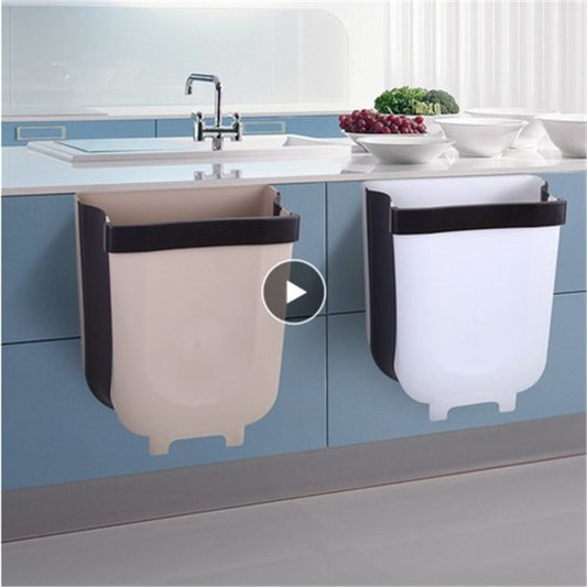 Wall Mounted Folding Waste Bin